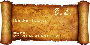 Bardun Laura névjegykártya